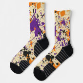 ハロウィーン（ばちゃばちゃ）跳ねる ソックス (左)