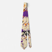 ハロウィーン(ばちゃばちゃ)跳ねる ネクタイ (正面)