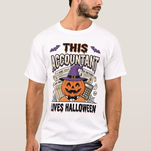 ハロウィーン アカウンティング 税務シーズン_1 Tシャツ (正面)