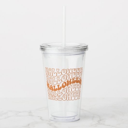 ハロウィーン アクリルタンブラー (正面)