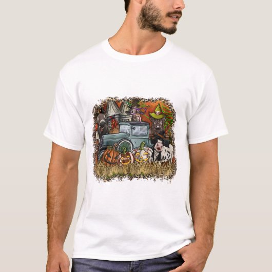 ハロウィーン アニマル Tシャツ (正面)