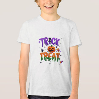 ハロウィーン イラスト かぼちゃ トリック オア トリート 🎃 トライブレンドTシャツ