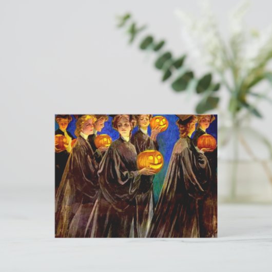 ハロウィーン・ウィッチ大学卒業生 シーズンポストカード (スタンド正面)