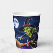 ハロウィーン/ウィッチ紙カップ 紙コップ (裏面)