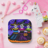 ハロウィーン – ウィッチ2 ペーパープレート (パーティー)