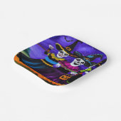 ハロウィーン – ウィッチ2 ペーパープレート (傾斜あり)