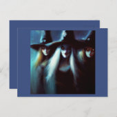 ハロウィーン – ウィッチ4 ポストカード (正面/裏面)