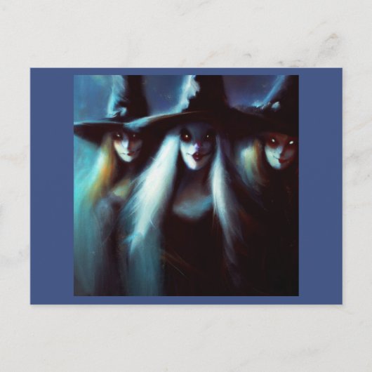 ハロウィーン – ウィッチ4 ポストカード (正面)