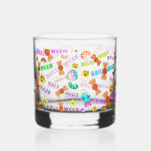 ハロウィーン ウイスキーグラス (左)