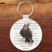 ハロウィーン、エドガー・アレン・ポー、レイブン、ネバーモア キーホルダー (正面)