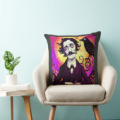 ハロウィーン、エドガー・アレン・ポー、レイブン、ネバーモア クッション (椅子)