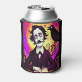 ハロウィーン、エドガー・アレン・ポー、レイブン、ネバーモア 缶クーラー (缶裏面)