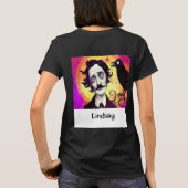 ハロウィーン、エドガー・アレン・ポー、レイヴン、ネバーモアT-Sh Tシャツ (裏面)