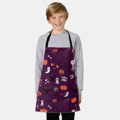 ハロウィーン エプロン (着用した状態)