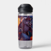 ハロウィーン/オオカミ/秋/秋 ウォーターボトル (背面)