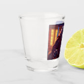 ハロウィーン/オオカミ/秋/秋 ショットグラス (左)