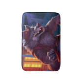 ハロウィーン/オオカミ/秋/秋 バスマット (正面縦)