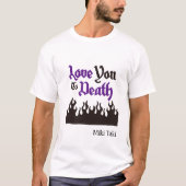 ハロウィーン オリジナル デザイン ユーモア モダン Tシャツ (正面)