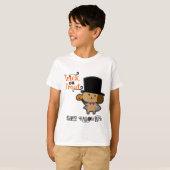 ハロウィーン オーダーメイド ユーモラス かわいい 犬 Tシャツ (正面フル)