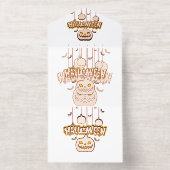 ハロウィーン オールインワン招待状 (内側)