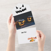 ハロウィーン オールインワン招待状 (貼ってはがせる)