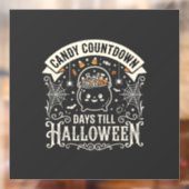 ハロウィーン カウントダウン ベクター デザイン ウィンドウサイン (シート2)