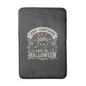 ハロウィーン カウントダウン ベクター デザイン バスマット (正面縦)