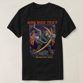 ハロウィーン カスタムTシャツ おばけ デザイン 名前入り スプーキー Tシャツ