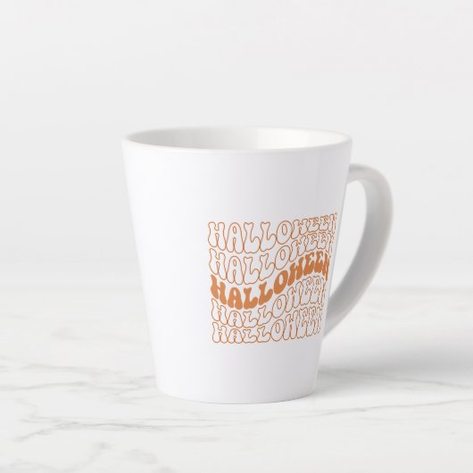 ハロウィーン カフェラテマグ (右アングル)