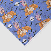 ハロウィーン、カボチャ、スカルとこうもりティッシュペーパー 薄葉紙 (詳細)