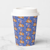 ハロウィーン、カボチャ、スカル、こうもり紙カップ 紙コップ (裏面)