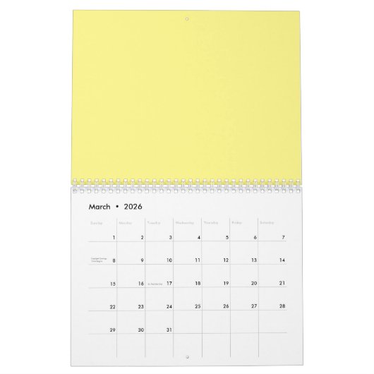 ハロウィーン カレンダー (3月 2026)