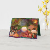 ハロウィーン カード (黄色い花)