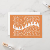 ハロウィーン カード (正面/裏面インサイチュ)