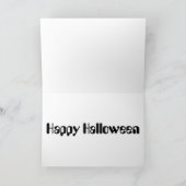 ハロウィーン カード (内部)