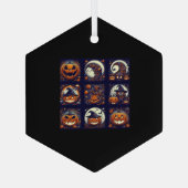 ハロウィーン ガラスオーナメント (裏面)