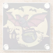 ハロウィーン ガラスコースター (裏面)