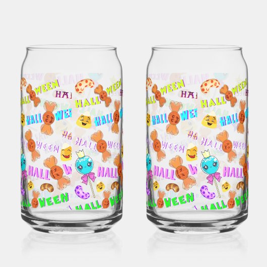 ハロウィーン ガラス缶 (右)