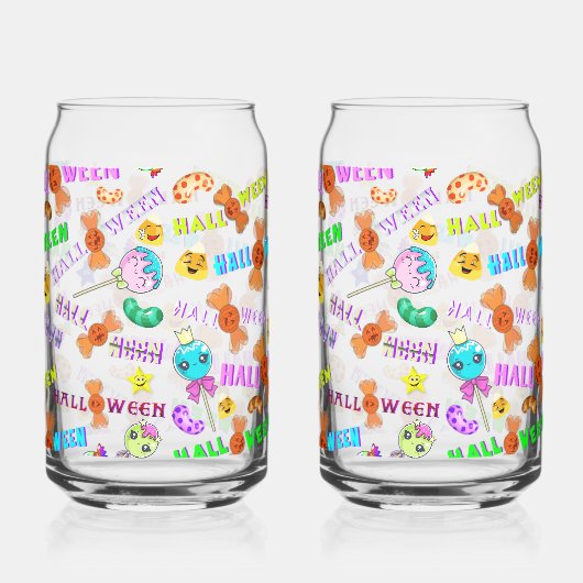 ハロウィーン ガラス缶 (裏面)