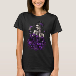 ハロウィーン ガールズ・ナイト・アウト | エレガントなスケルトン Tシャツ