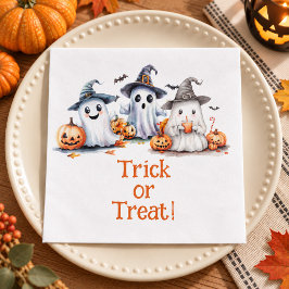ハロウィーン キッズ おばけ コウモリ かぼちゃ パーティー用ナプキン