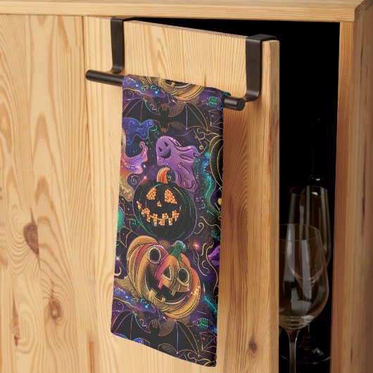 ハロウィーン キッチンタオル (三つ折り)