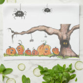 ハロウィーン キッチンタオル (折り畳み)