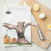 ハロウィーン キッチンタオル (四つ折り)