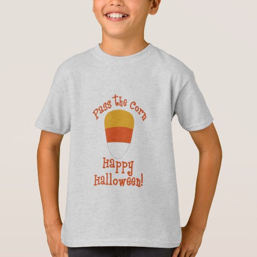 ハロウィーン キャンディコーンを回せ Tシャツ (正面)
