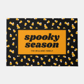 ハロウィーン キャンディコーン スプーキーシーズン ドアマット (正面)