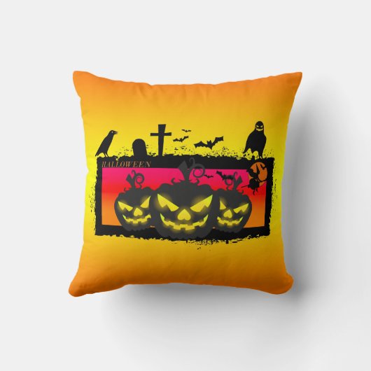 ハロウィーン クッション (裏面)