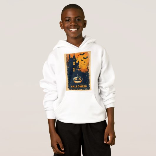 ハロウィーン グラフィック限定版 アートTシャツ (正面フル)