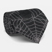 ハロウィーン グランジ 黒クモの巣 ネクタイ (ロール)