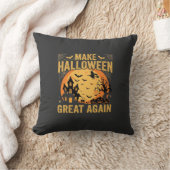 ハロウィーン・グレート・アゲイン 幽霊屋敷 カボチャ クッション (ブランケット)